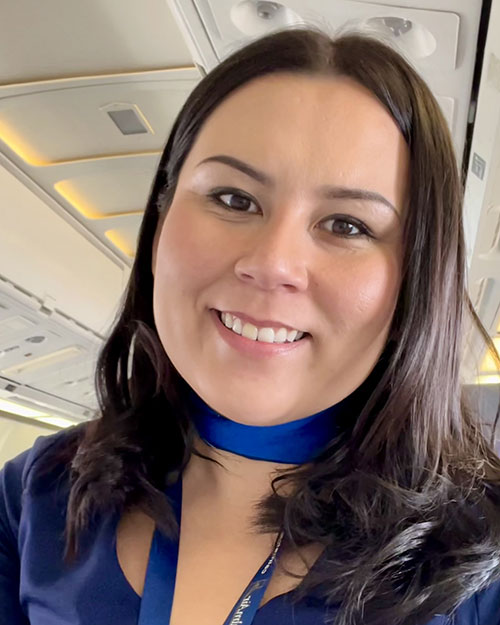 Hillary - flight attendant